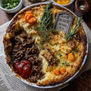 Grabstein-Fleisch-Kuchen