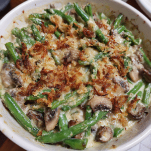 Grüne-Bohnen-Auflauf (selbst gemacht)