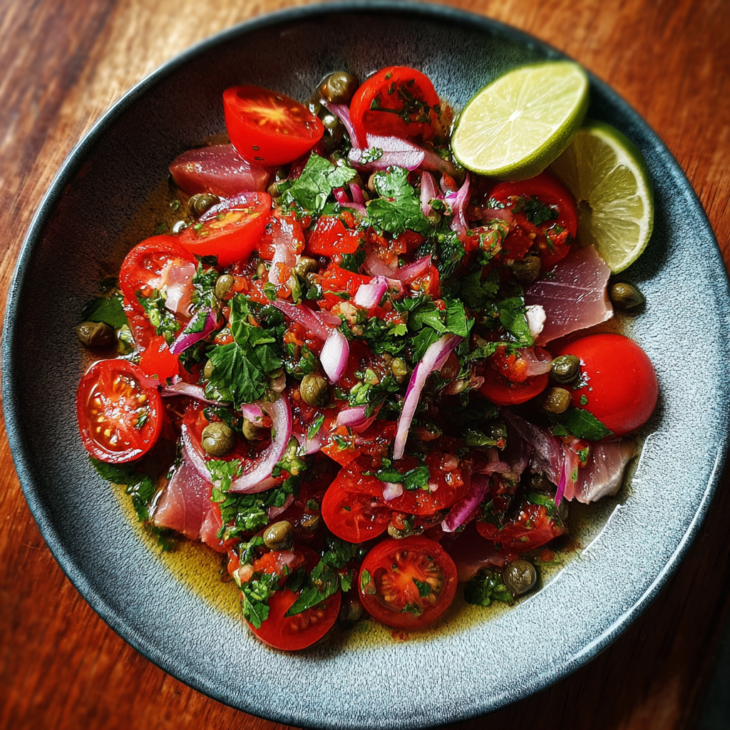 Thunfisch mit Tomatensalsa