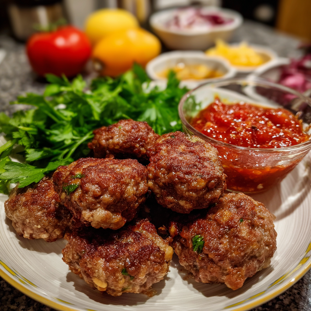 Polpette alla Siciliana - Sizilianische Hacksteaks