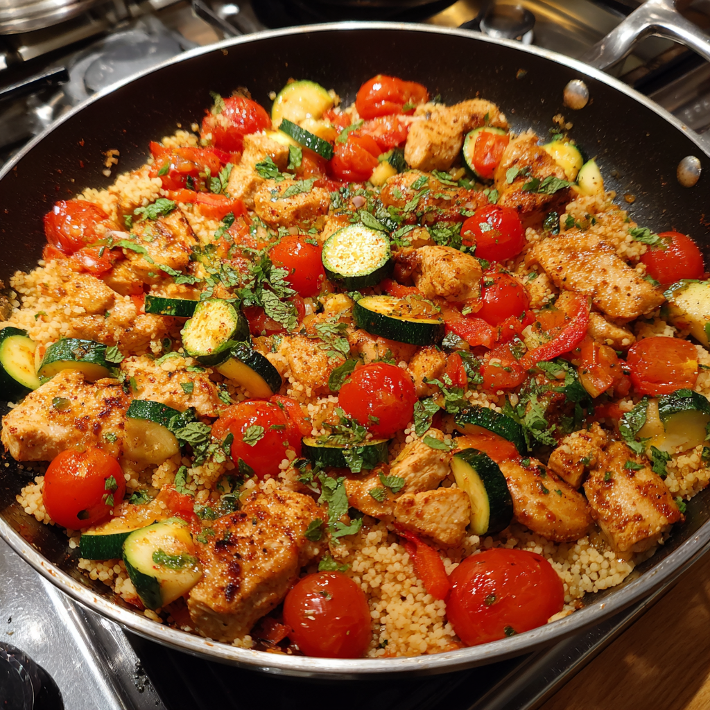 Geflügel-Bulgurpfanne