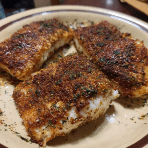 Fisch mit Senfkruste aus dem Flavor Wave Oven