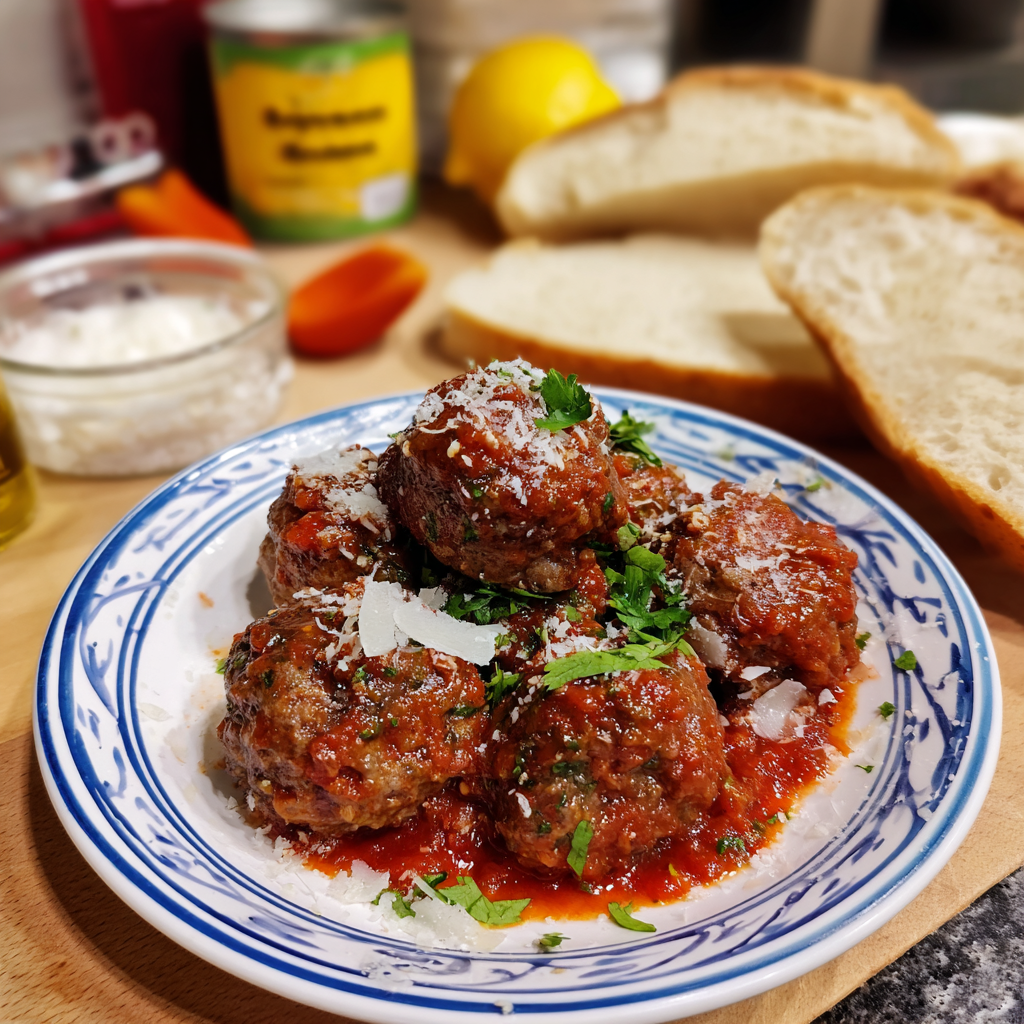 Hackbällchen nach neapolitanischer Art