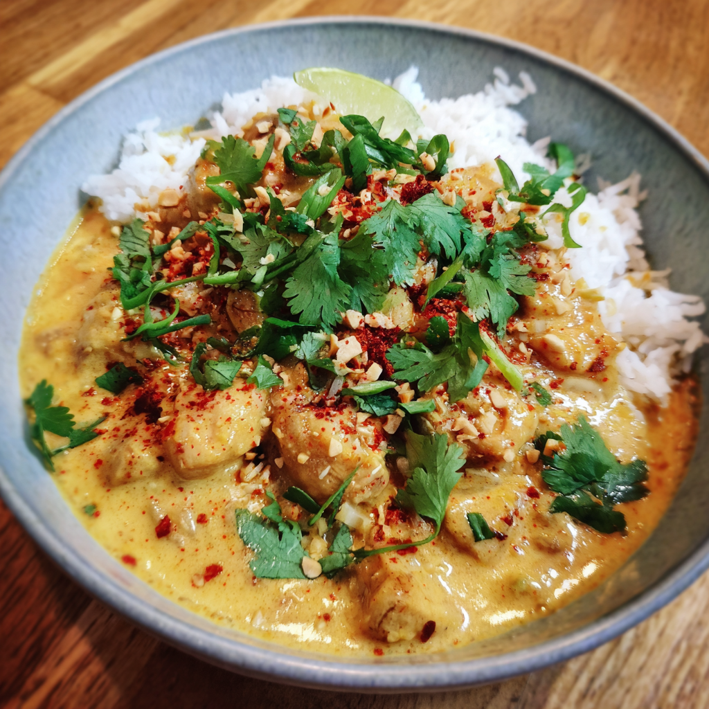 Cremige Kokos-Curry Universal-Sauce