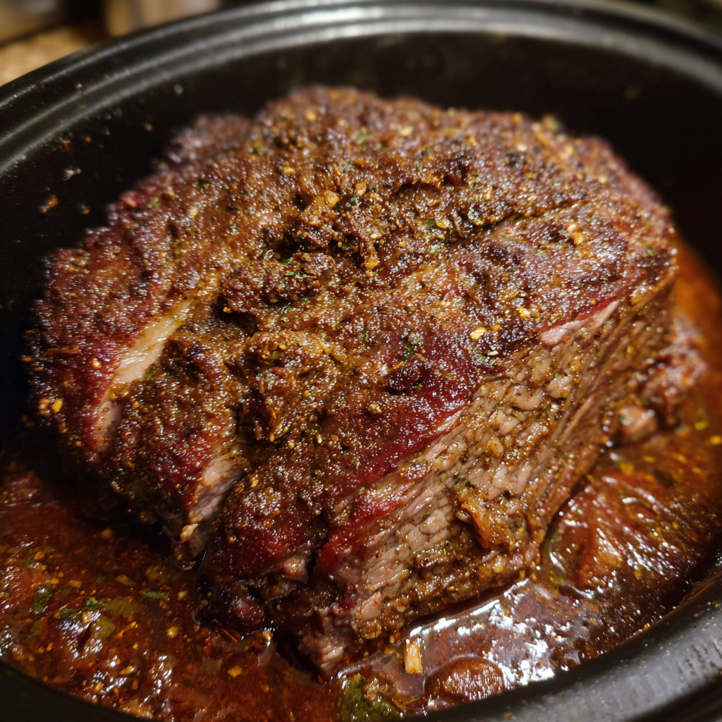 Schmelzendes Slow Cooker Brisket