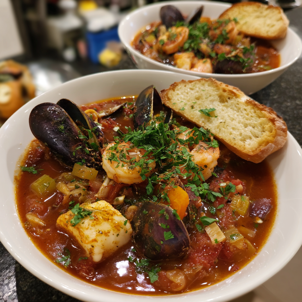 Italienische Seafood Cioppino