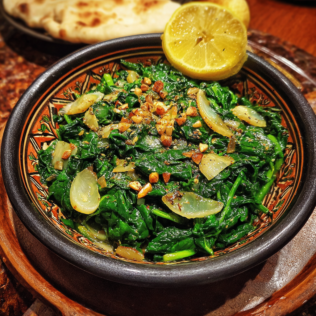 Spinat auf arabische Art