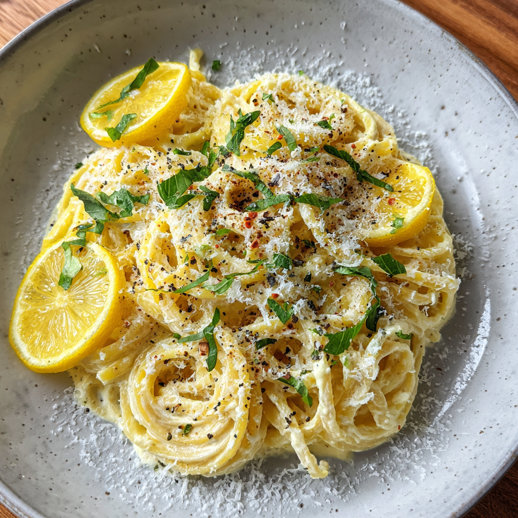 Zitronen-Mascarpone-Pasta