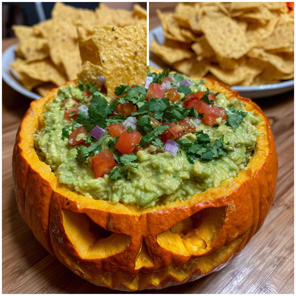 Kotzende Kürbis-Guacamole