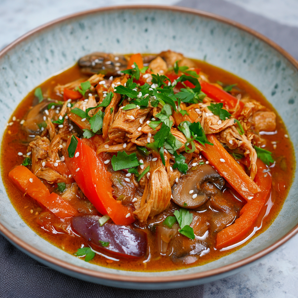 Asiatisches Putengulasch