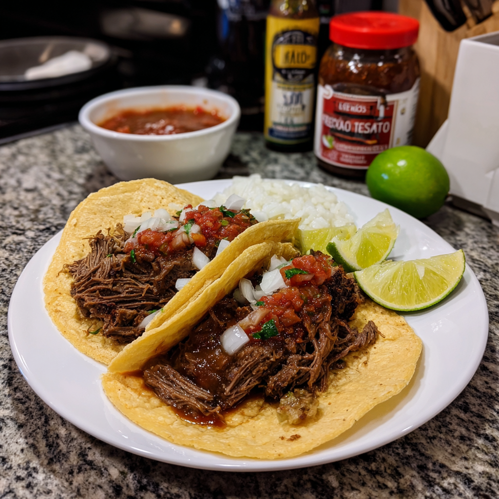 Instant Pot Beef Barbacoa Tacos
