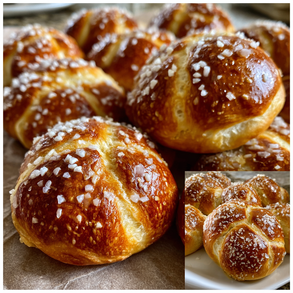 Weiche Brezel-Häppchen