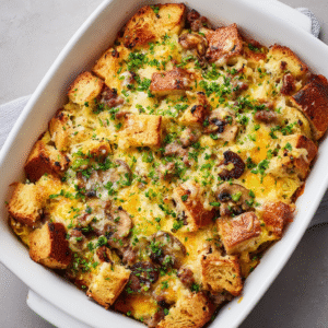 Frühstück-zum-Abendessen-Strata