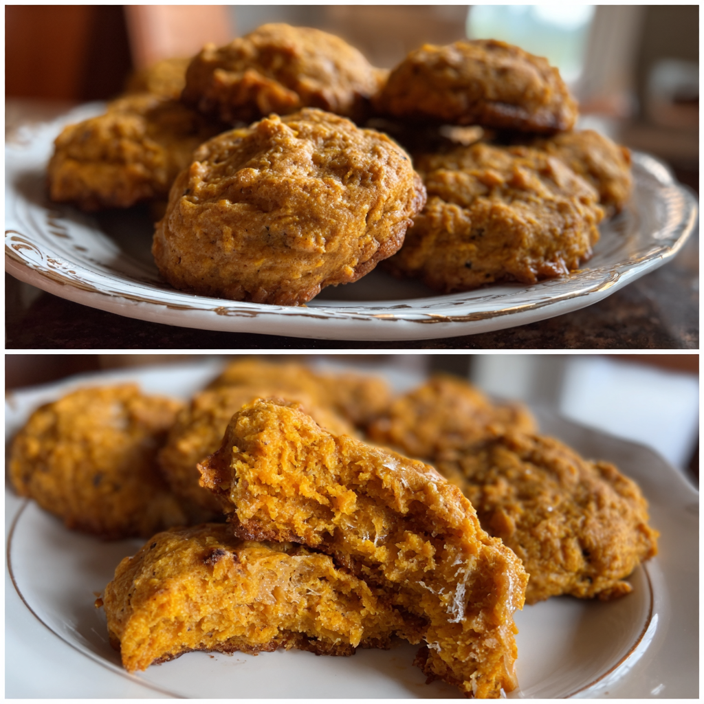 Süßkartoffel kekse mit Honigbutter