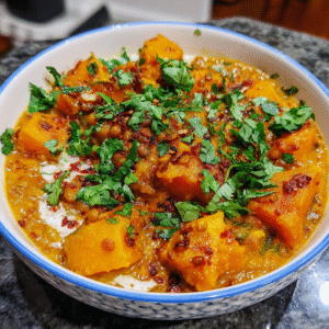 Kabocha Squash & Red Lentil Curry
