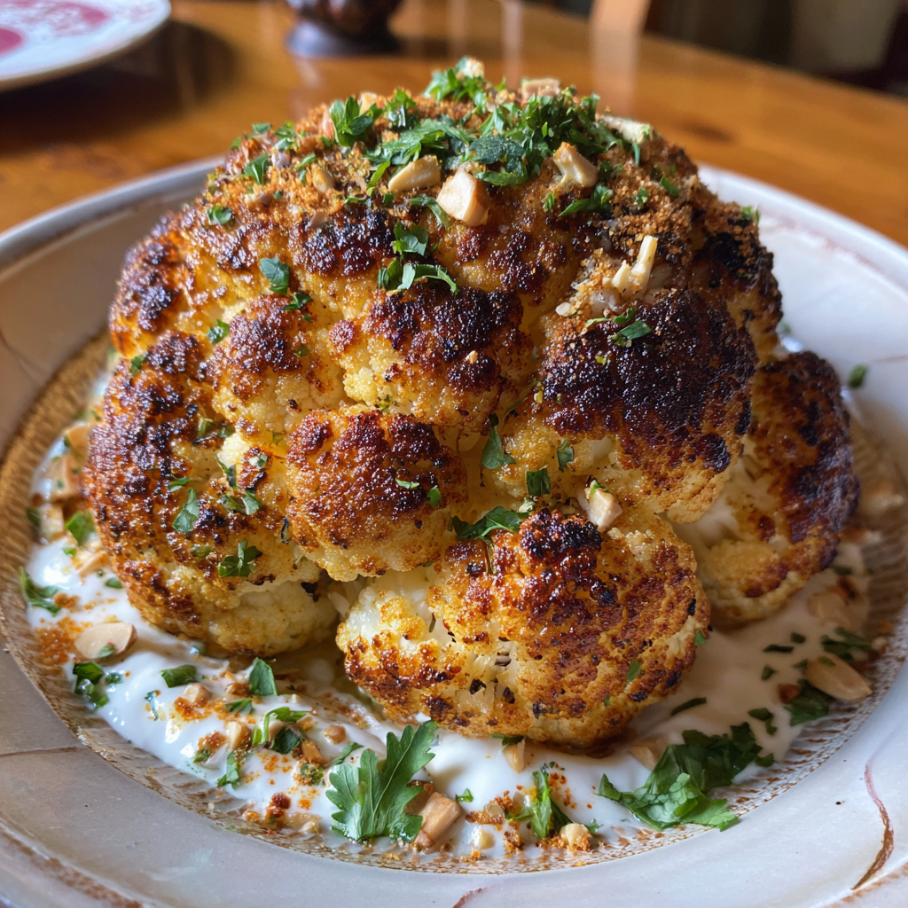 Gerösteter ganzer Blumenkohl