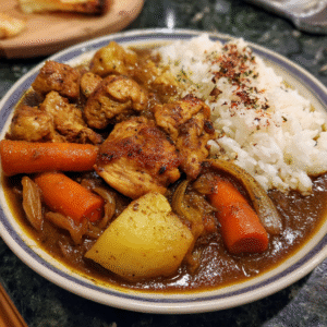 Japanisches Hühnercurry (Kare Raisu)