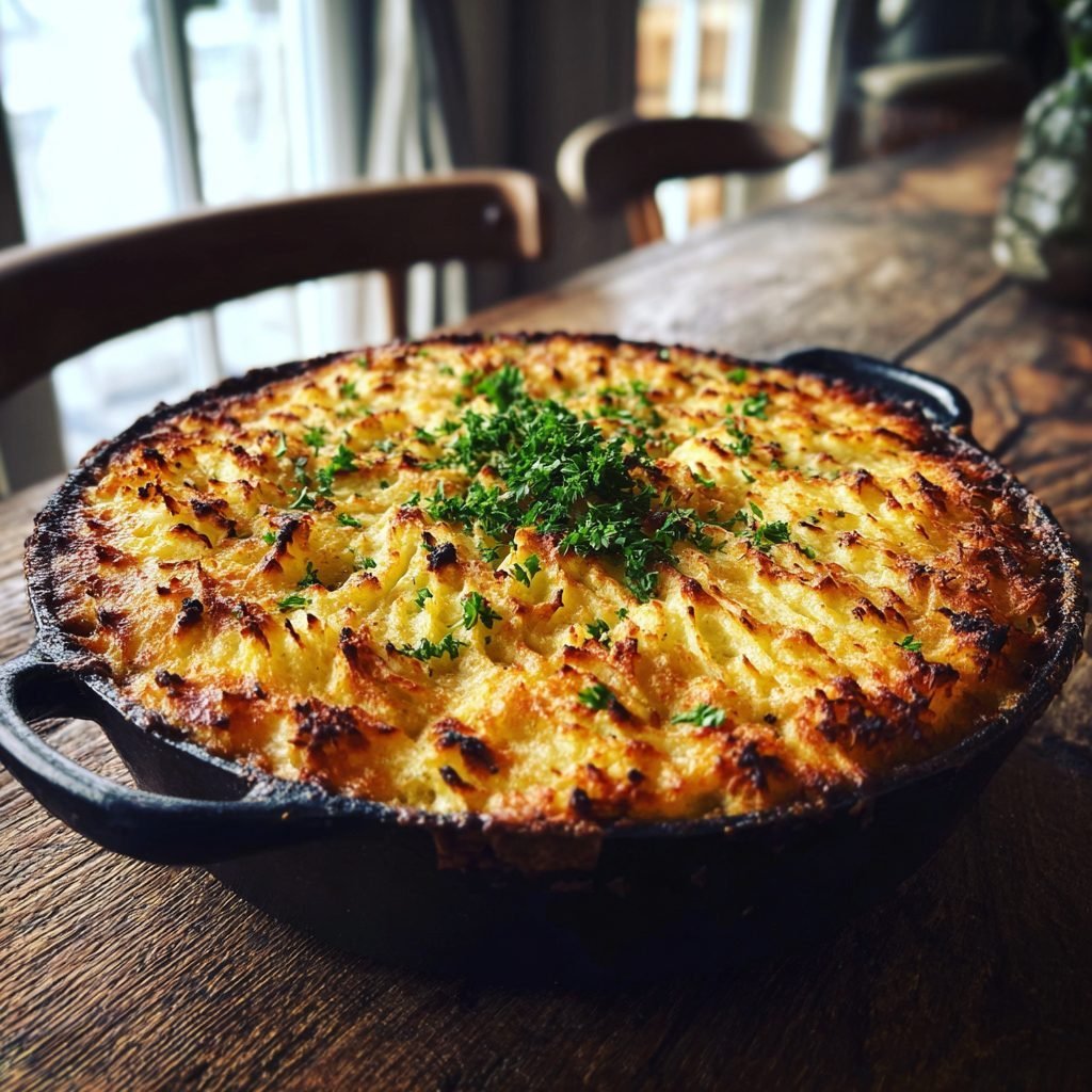 Hirtenkuchen mit Lamm und Wurzelgemüse