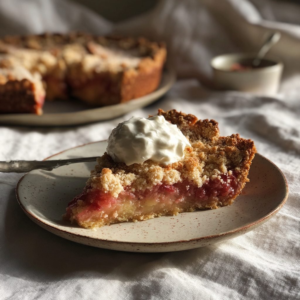 Rhabarber-Streuselkuchen