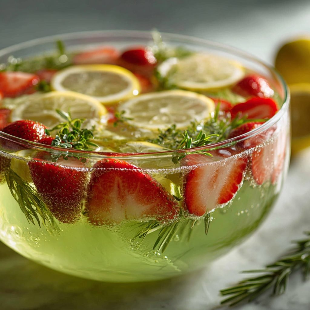 Alkoholfreie Maibowle mit Waldmeister