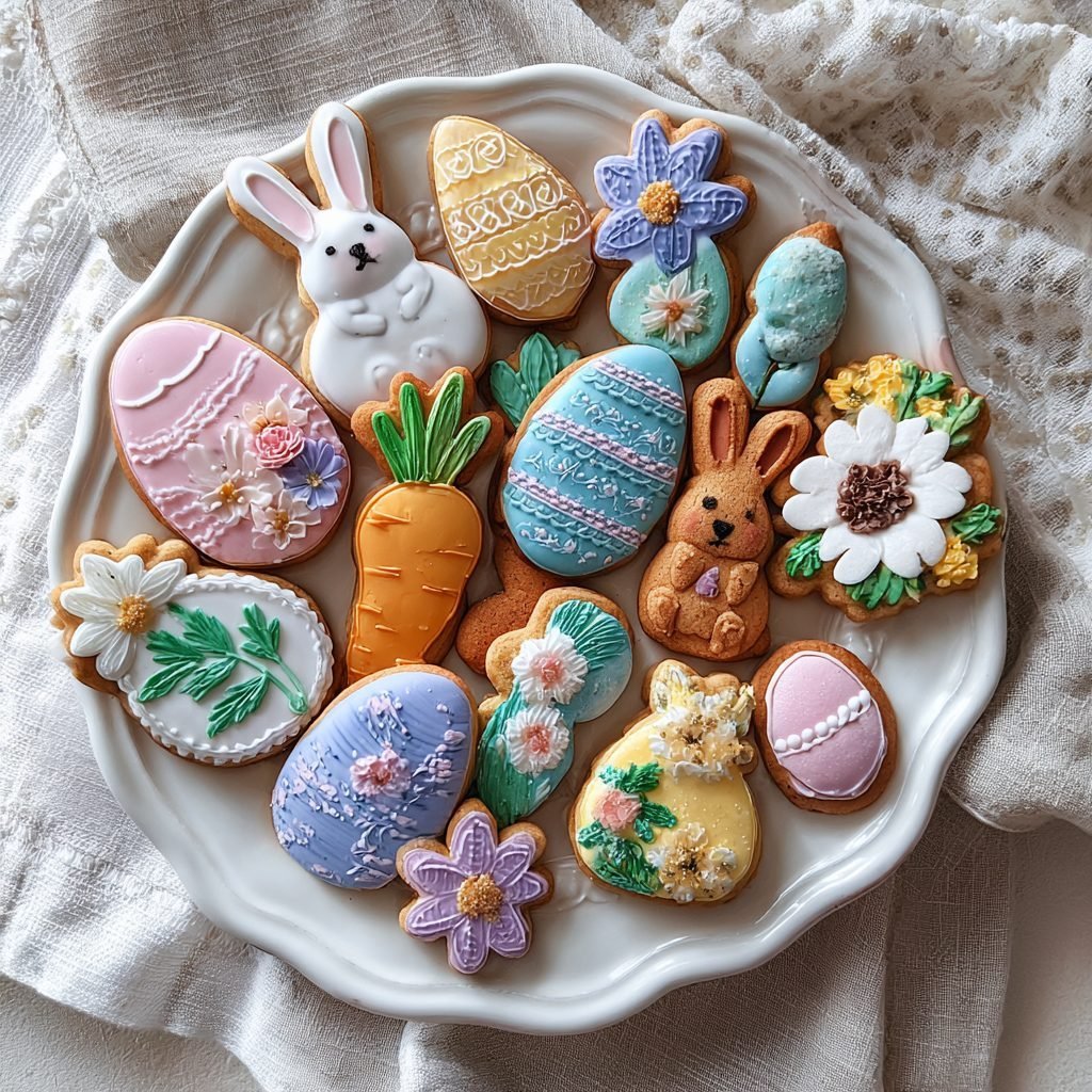 Bunte Osterplätzchen