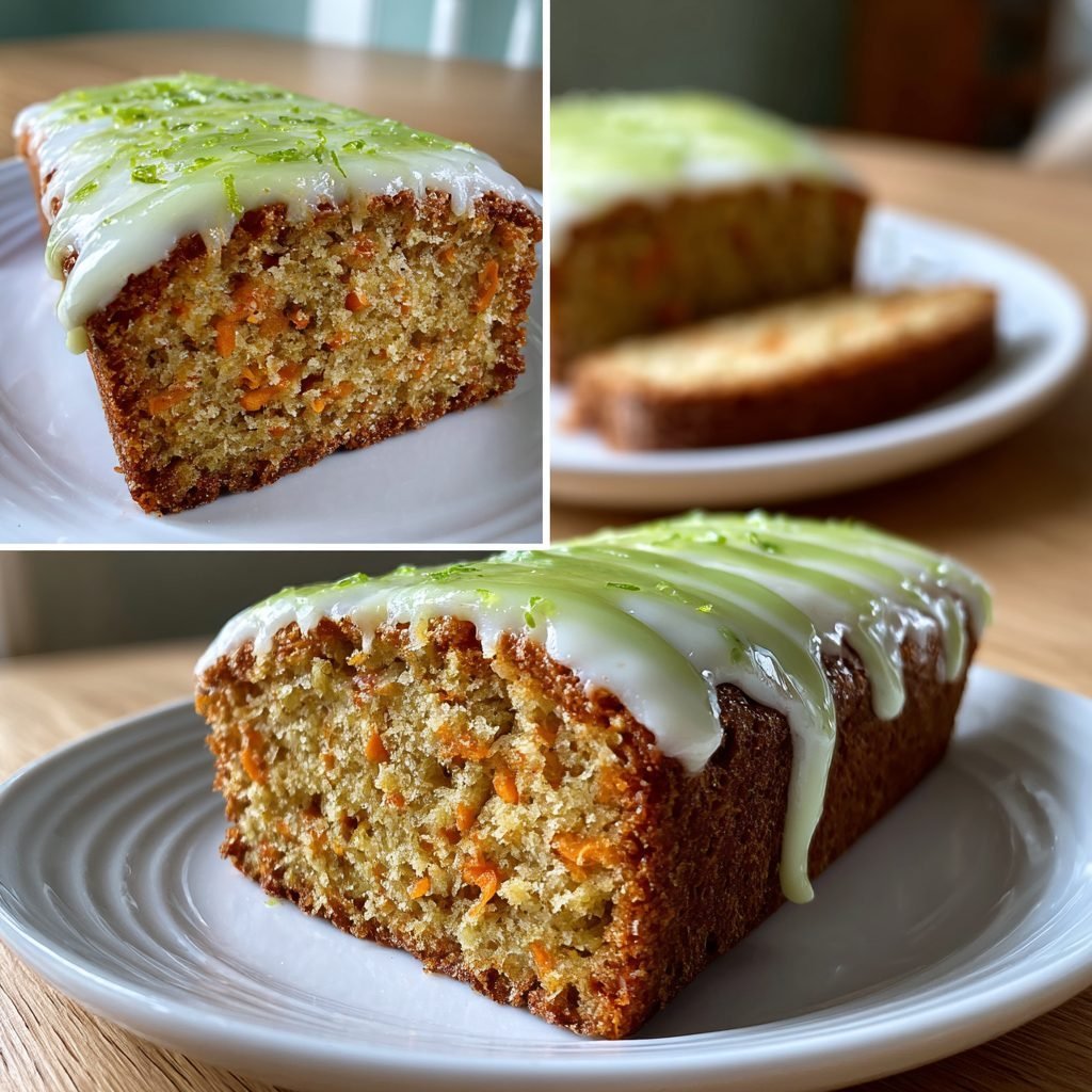 Karotten-Kokos-Kuchen mit Limetten-Glasur