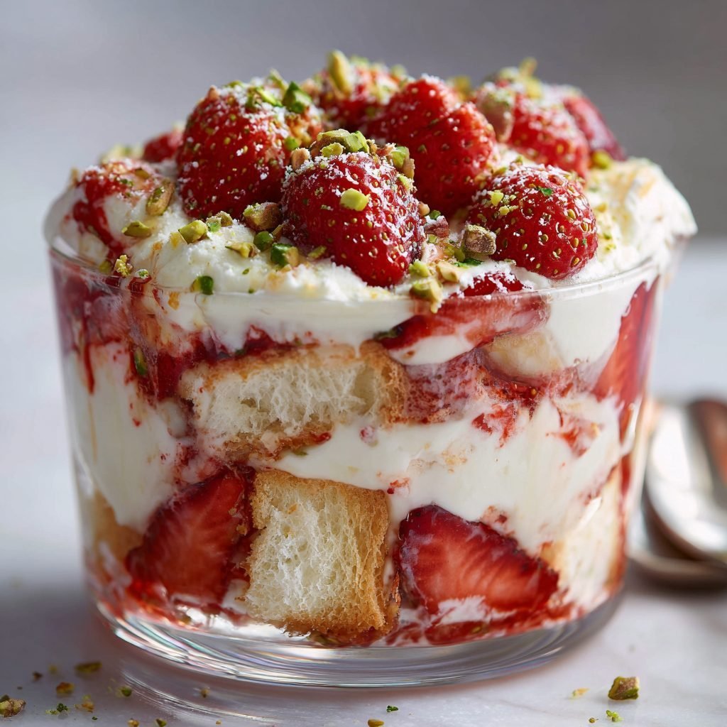 Leichte Erdbeer-Mascarpone-Creme (ohne Alkohol)