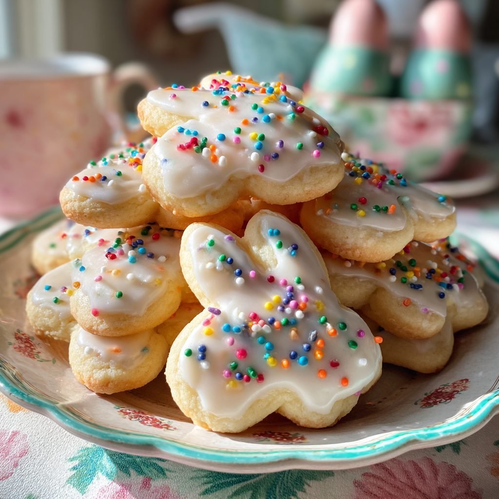 Osterhasen-Plätzchen mit Zitronenguss