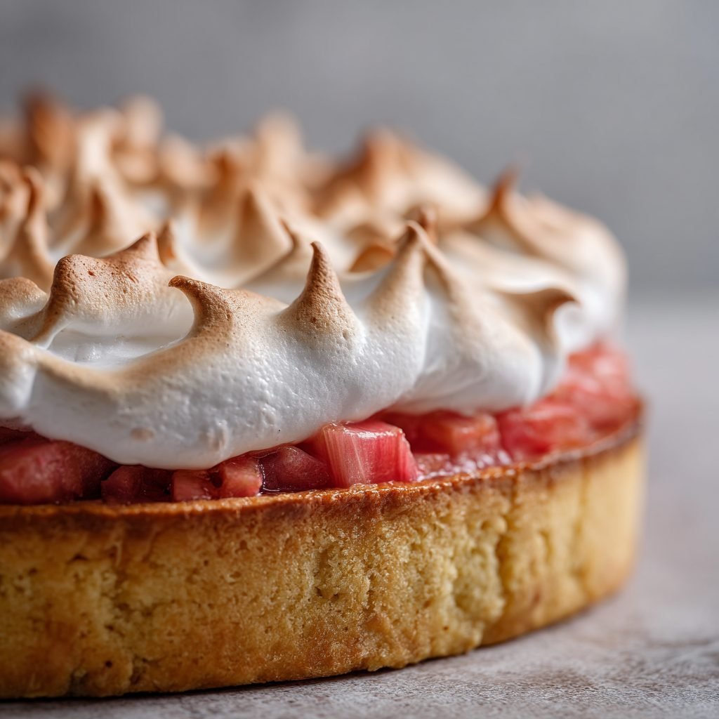 Rhabarber-Baiser-Torte