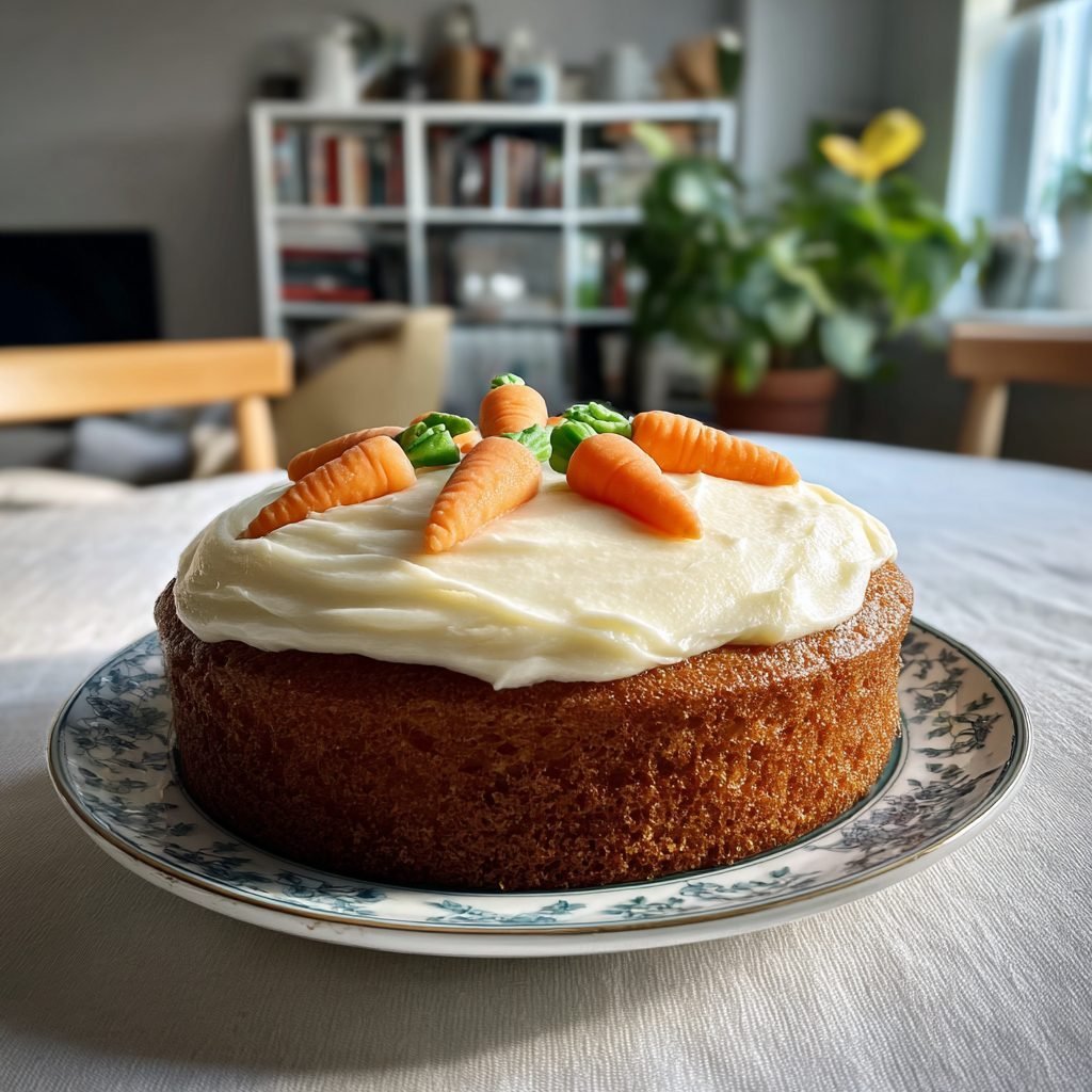 Saftiger Karottenkuchen mit Frischkäse-Frosting