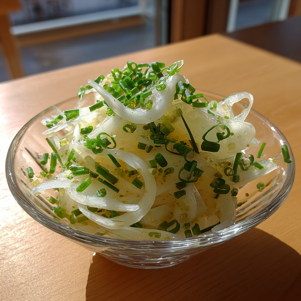 Bayerischer Rettichsalat mit Schnittlauch