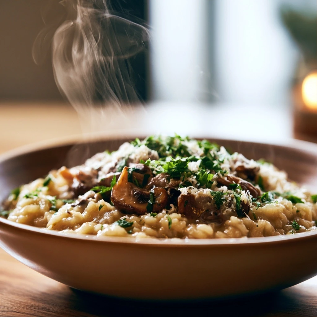 Express-Pilz-Risotto