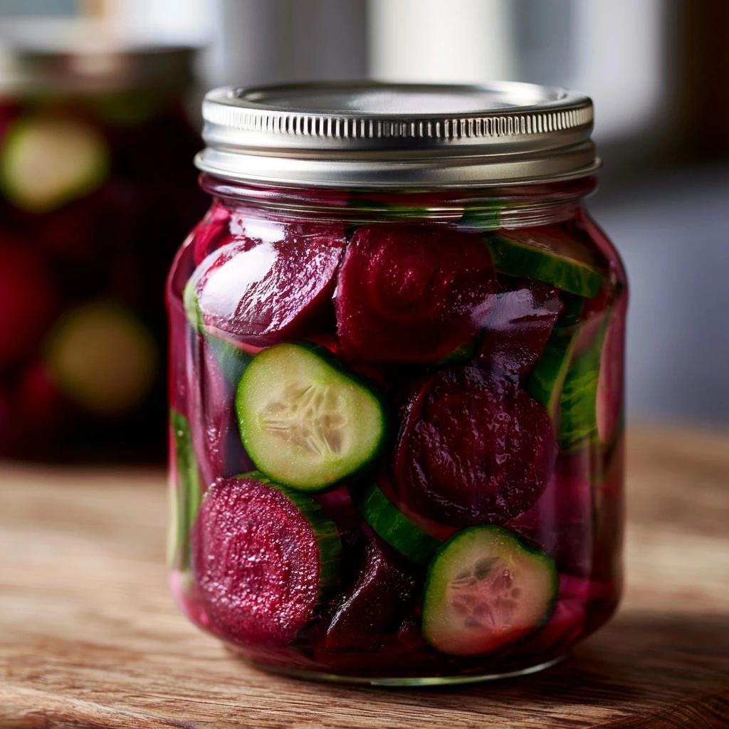 Fermentierte Rote Bete Gurken