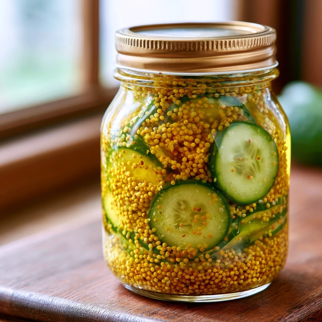 Fermentierte Senfgurken