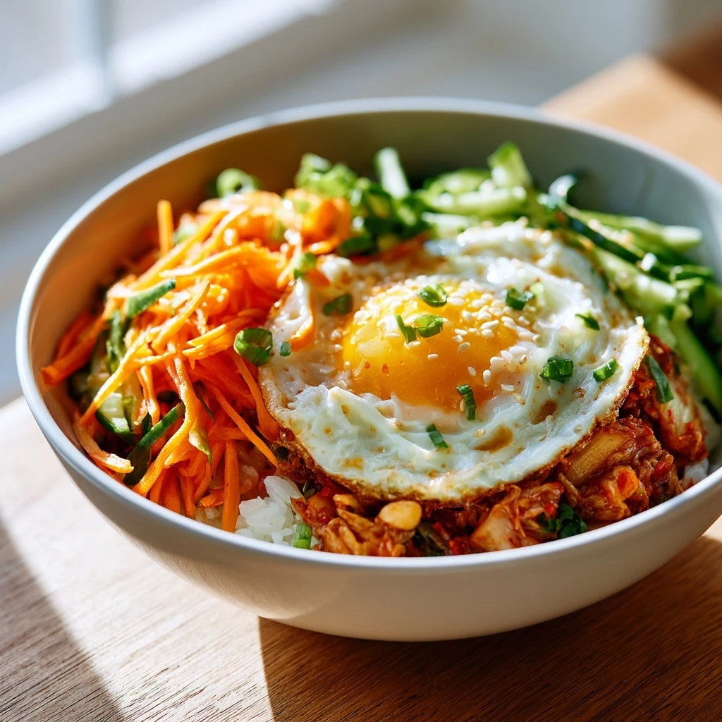 Kimchi Bap (Kimchi Reis-Bowl)