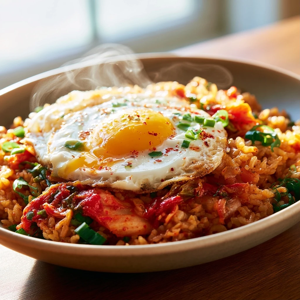 Kimchi Bokkeumbap (Gebratener Reis mit Kimchi)