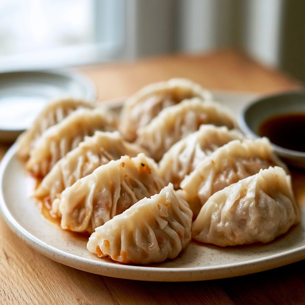 Kimchi Mandu (Kimchi Teigtaschen)