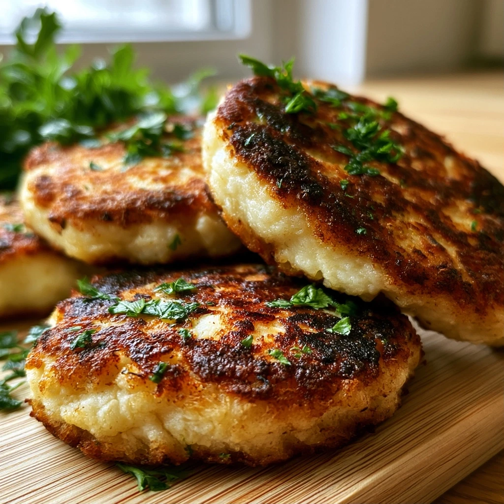 Vegetarische Cottage Cheese Frikadellen mit Haferflocken