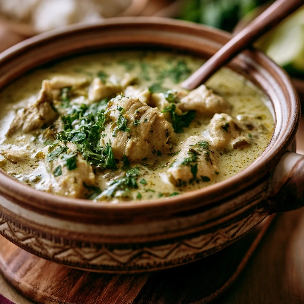 Cremiges Kokos-Limetten-Hähnchen-Curry