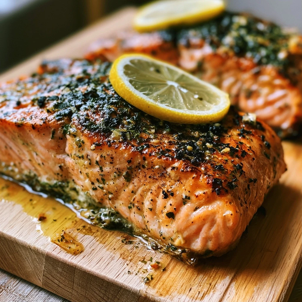 Klassischer Zitronen-Kräuter-Lachs vom Grill