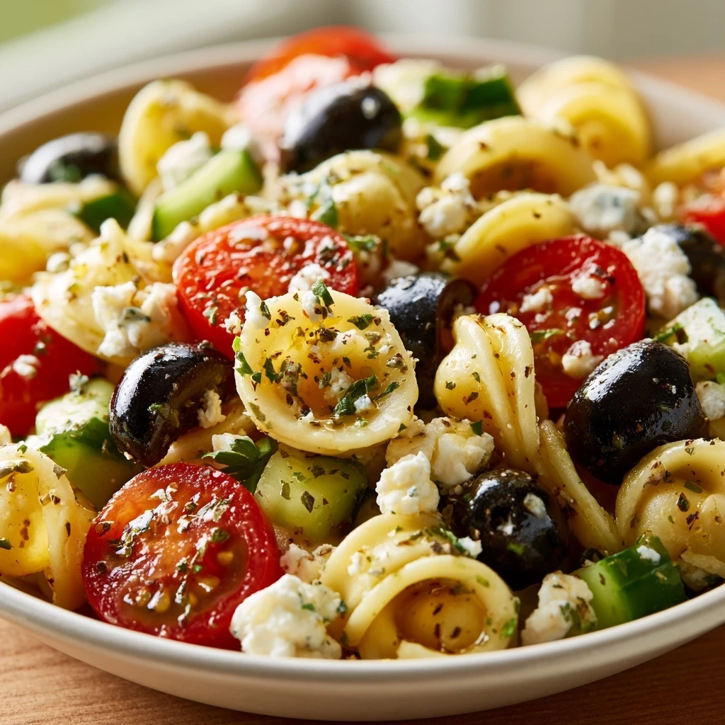 Nudelsalat nach griechischer Art