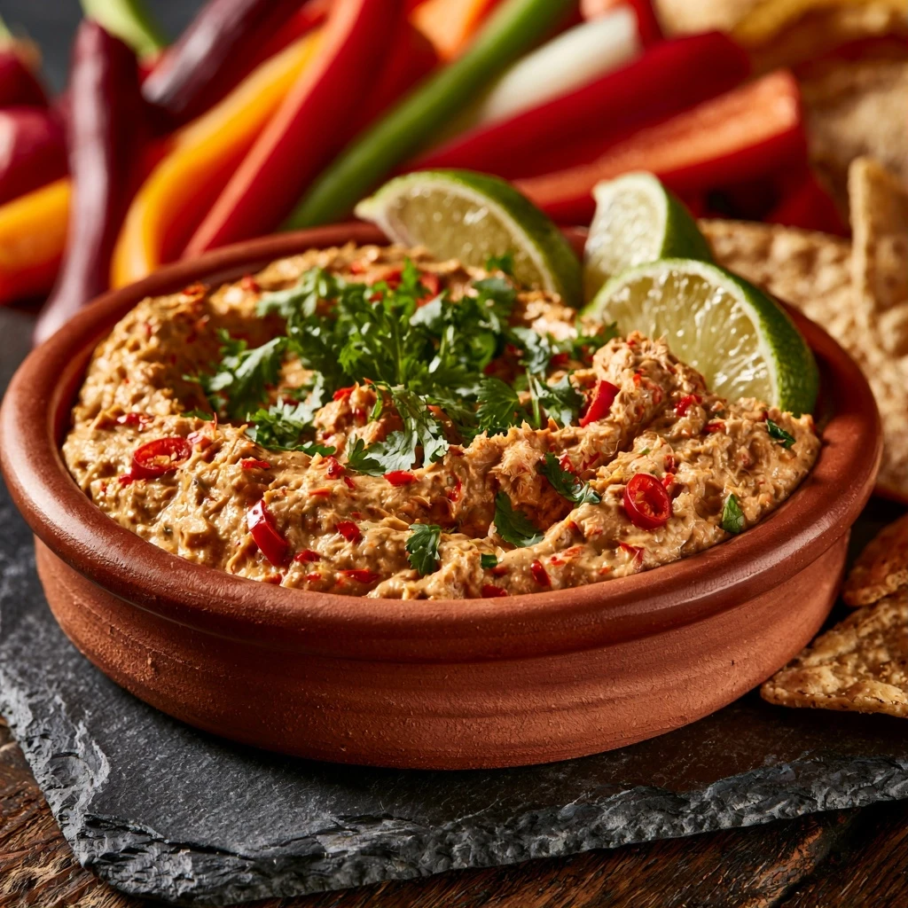 Pikanter Thunfisch-Dip mit Chili und Limette