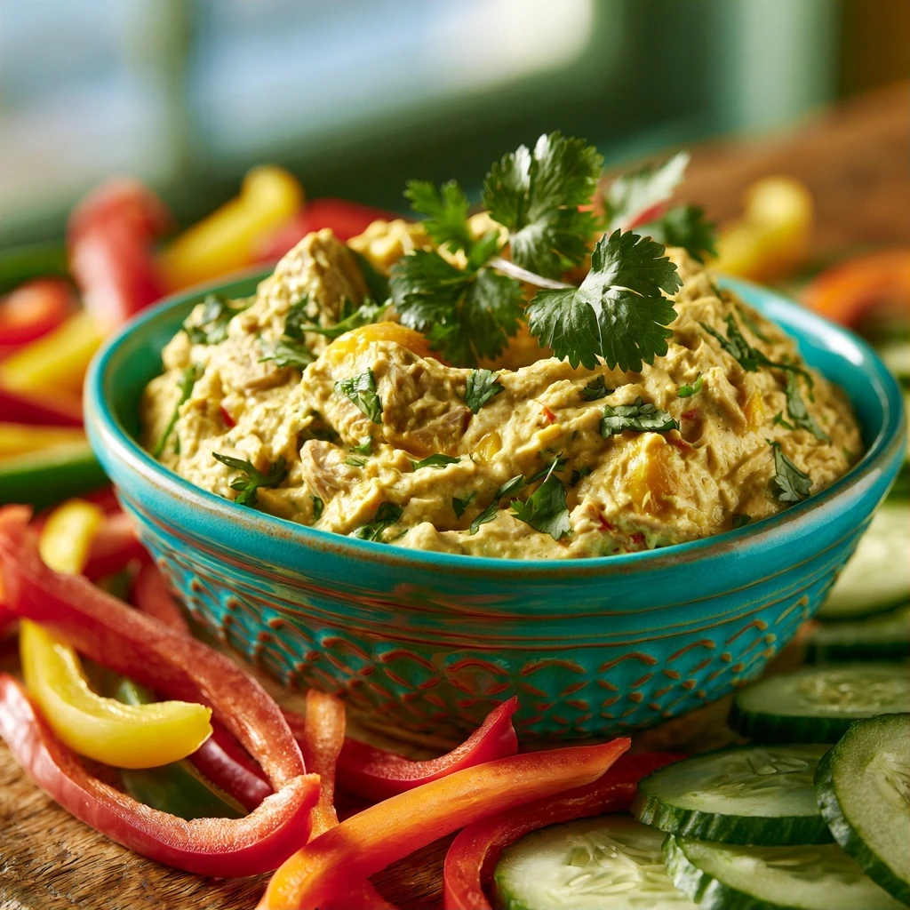 Thunfisch-Curry-Mango-Dip