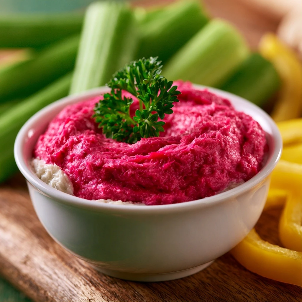 Thunfisch-Rote Bete-Dip mit Meerrettich